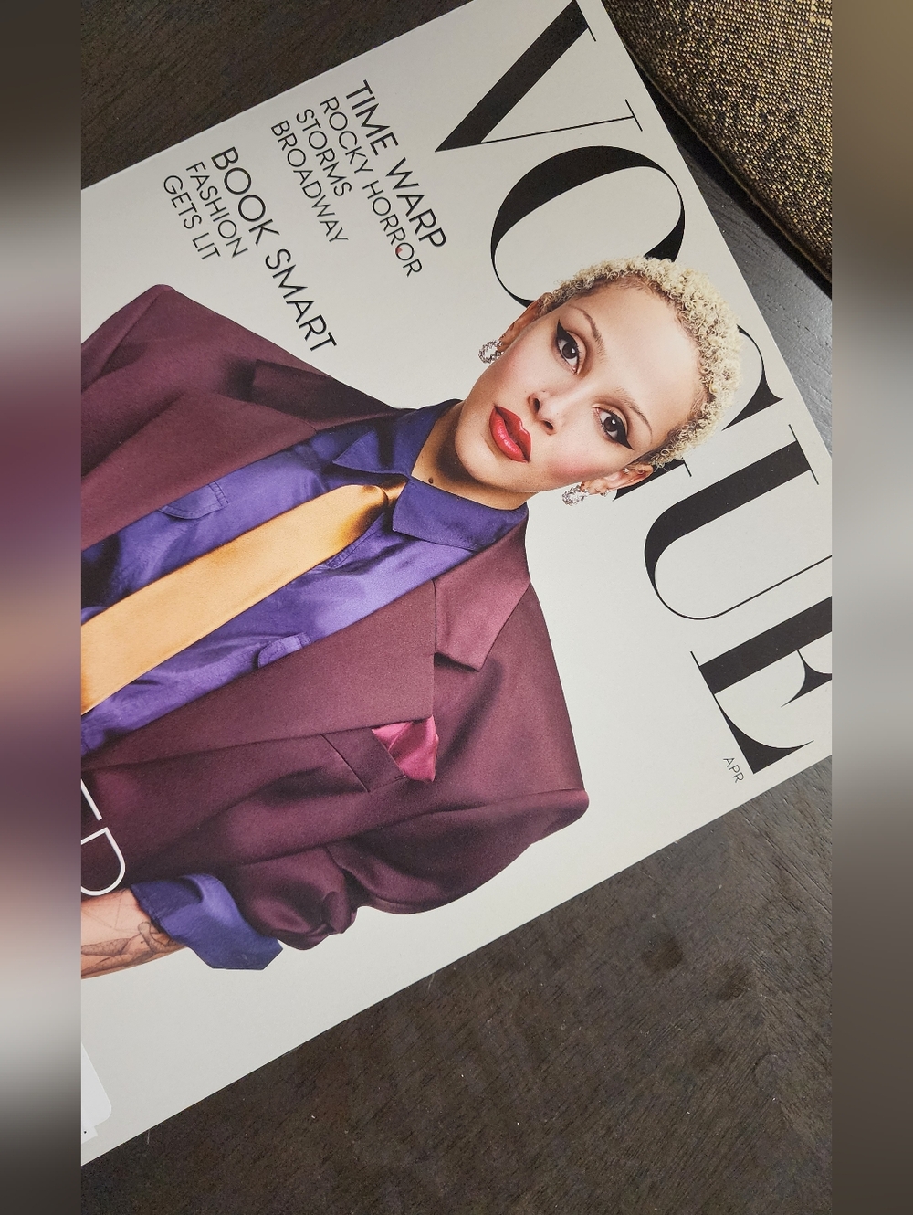 Vogue Burgundy Blazer with Navy Shirt and Mustard Tie New 2026 - Picture 2 of 2